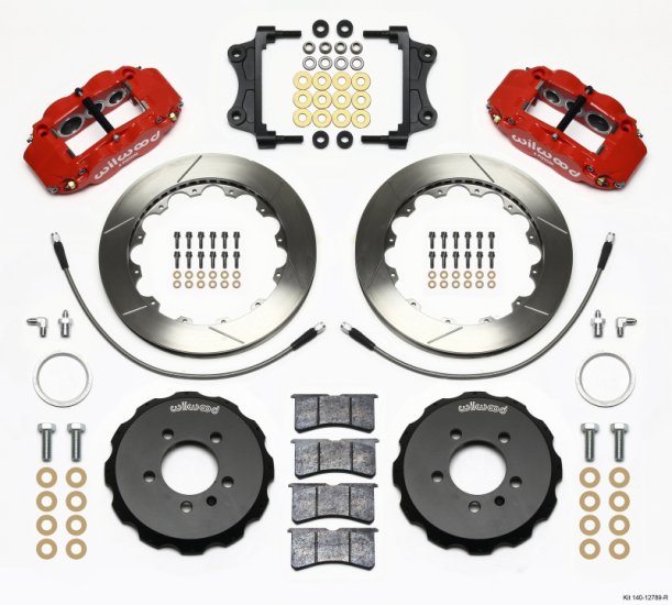 (image for) Wilwood Superlite 6-Piston Front Kit 12.88" (MK5/6) Red