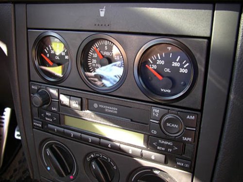 (image for) VW MK4 Triple Gauge Panel (Black)