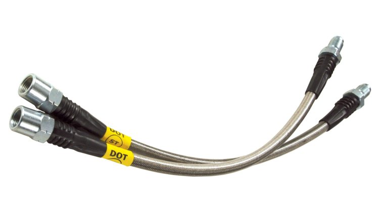 (image for) Stainless Steel Brake Lines (Rear: FWD) - Click Image to Close