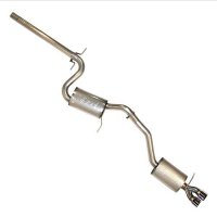 (image for) Jetta 1.4T 16-18 (2.5" stainless w/dual Borla mufflers + dual tips)