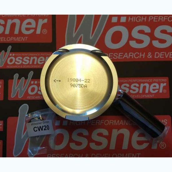 (image for) Wossner Forged Piston Set 82mm 1.8T 8.5-1 20mm Pin - Click Image to Close