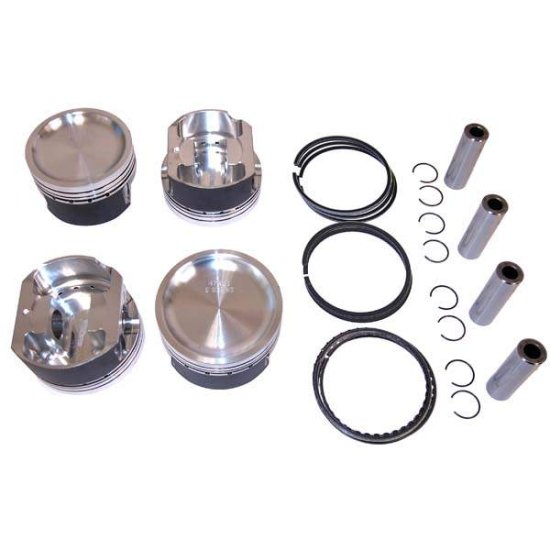 (image for) Wossner Forged Turbo/Supercharged Piston Set 8v - Click Image to Close