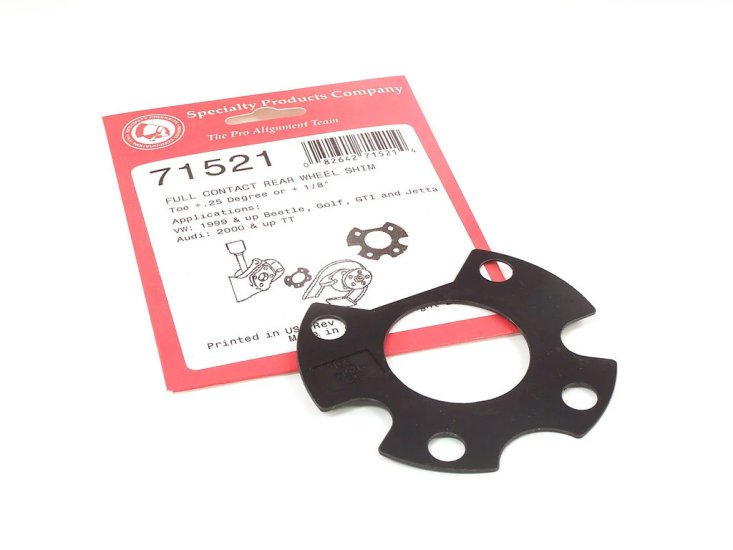 (image for) SPC Rear Toe Shim +/- .25°