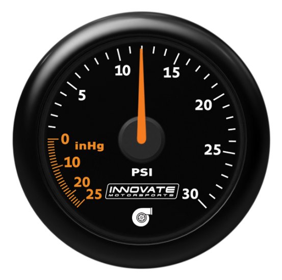 (image for) MTX-A: Analog Series 30 PSI Vac / Boost Gauge