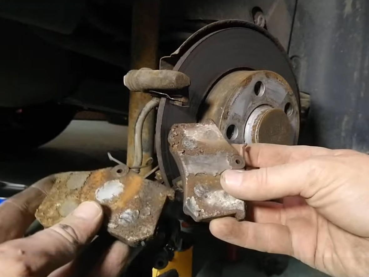 Hawk HP+ brake pad install VW Audi Mk4 TT