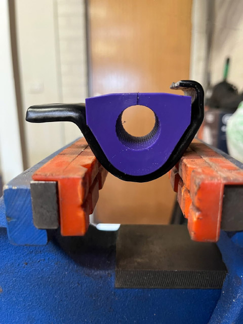 VW MK1 rear beam bushing install