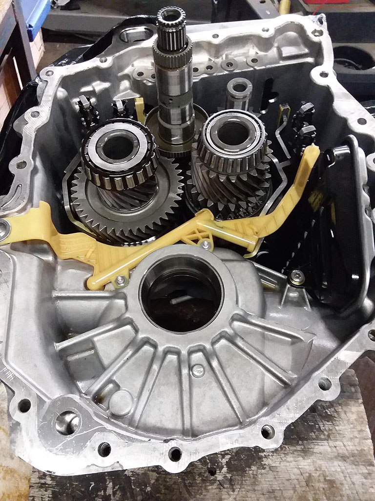 VW 02E DQ250 differential installation