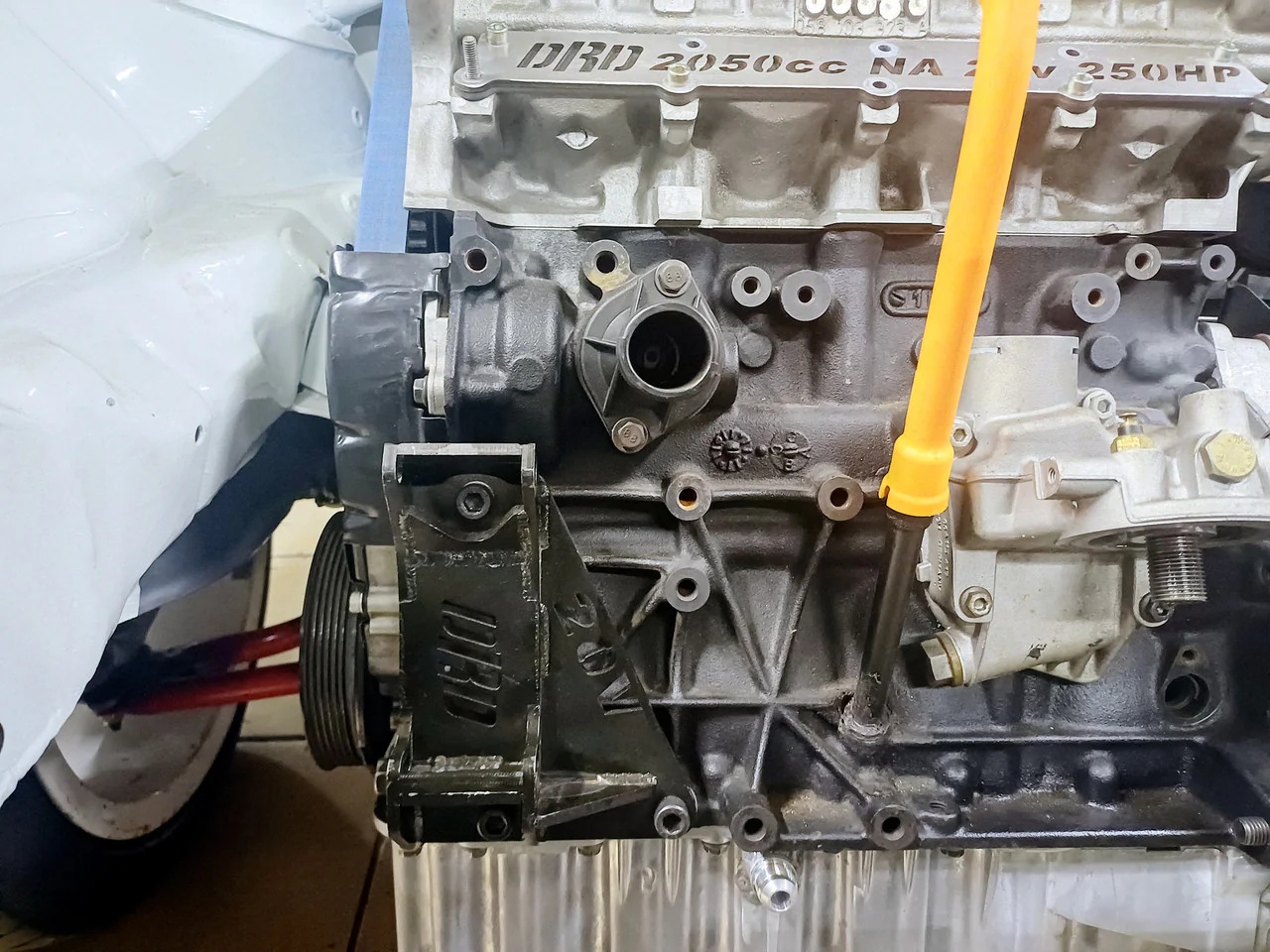 VW 1.8T alternator bracket to remove PS + AC