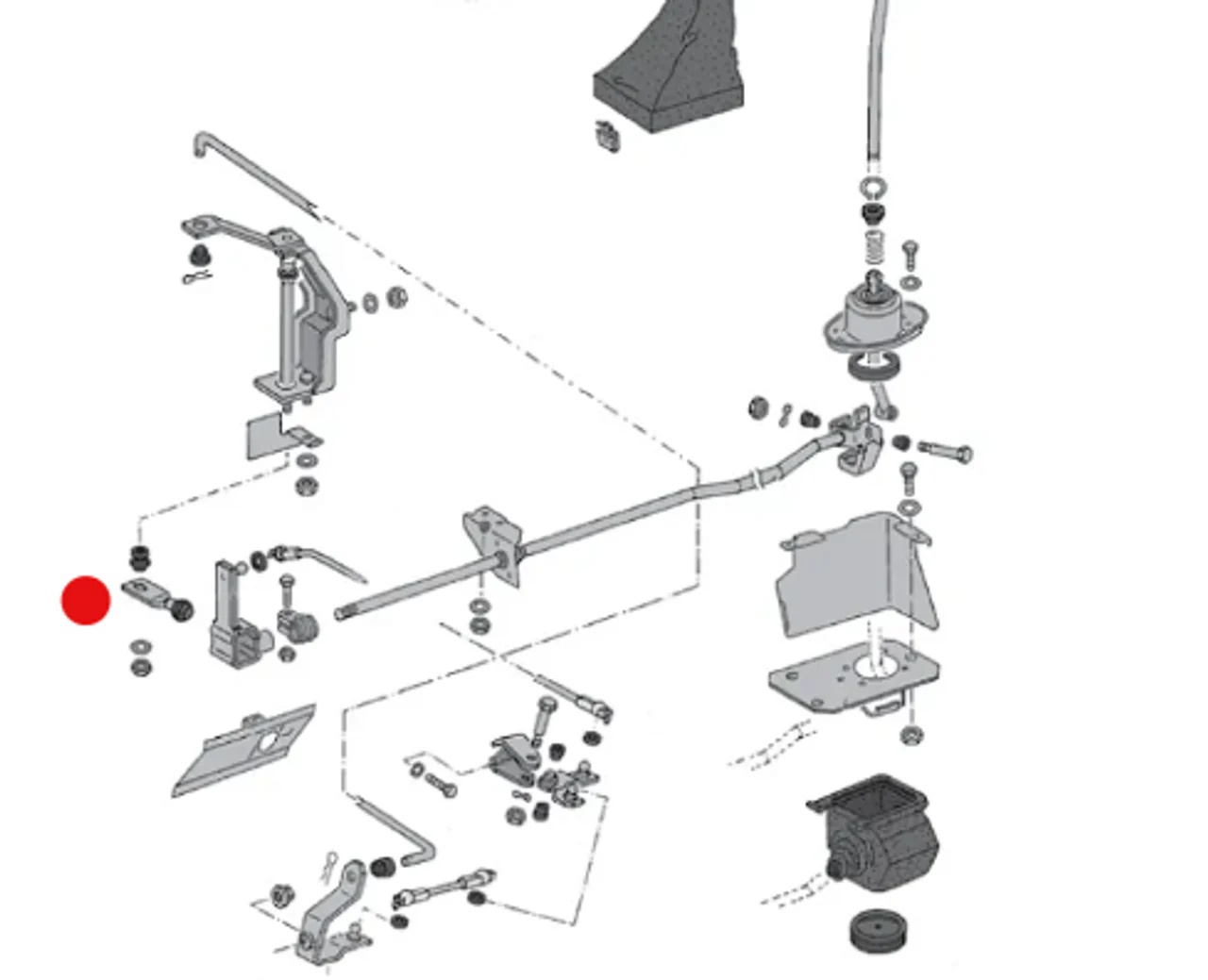 VW Mk1 selector ball upgrade diagram