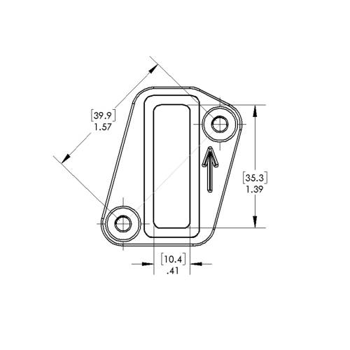 VW MK5 + Audi FSI MAF flange drawing