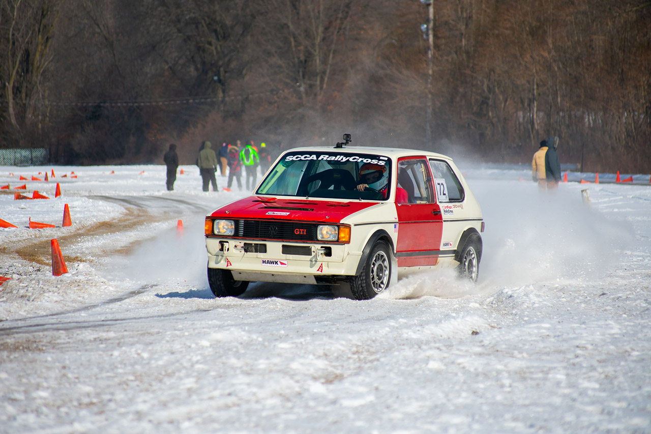 Rabbit GTI snow rally cross: Bilstein