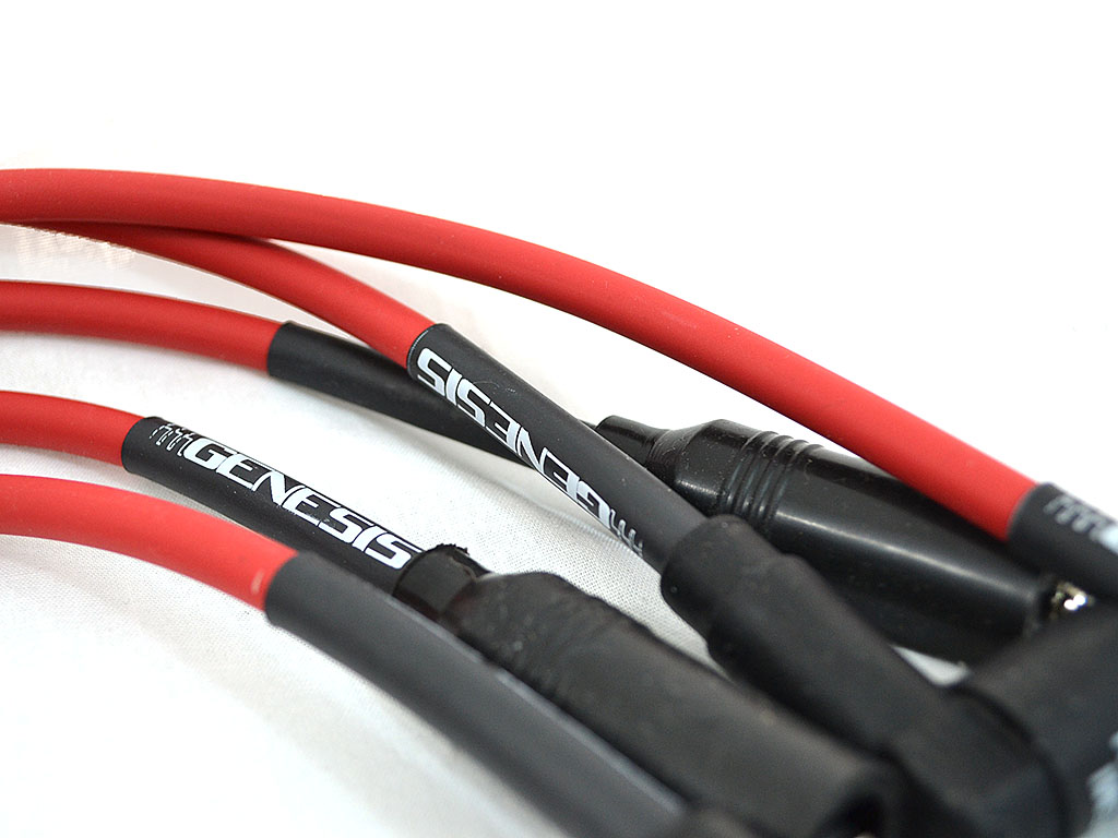 Genesis ABA spark plug cables red