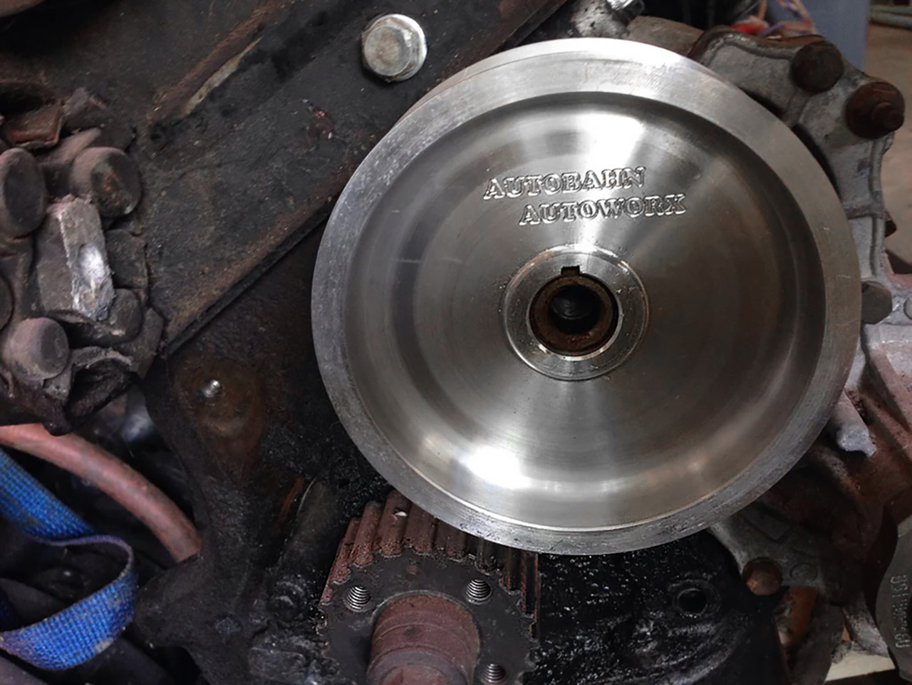 VW 1.5L 1.6L diesel IM pulley mounted
