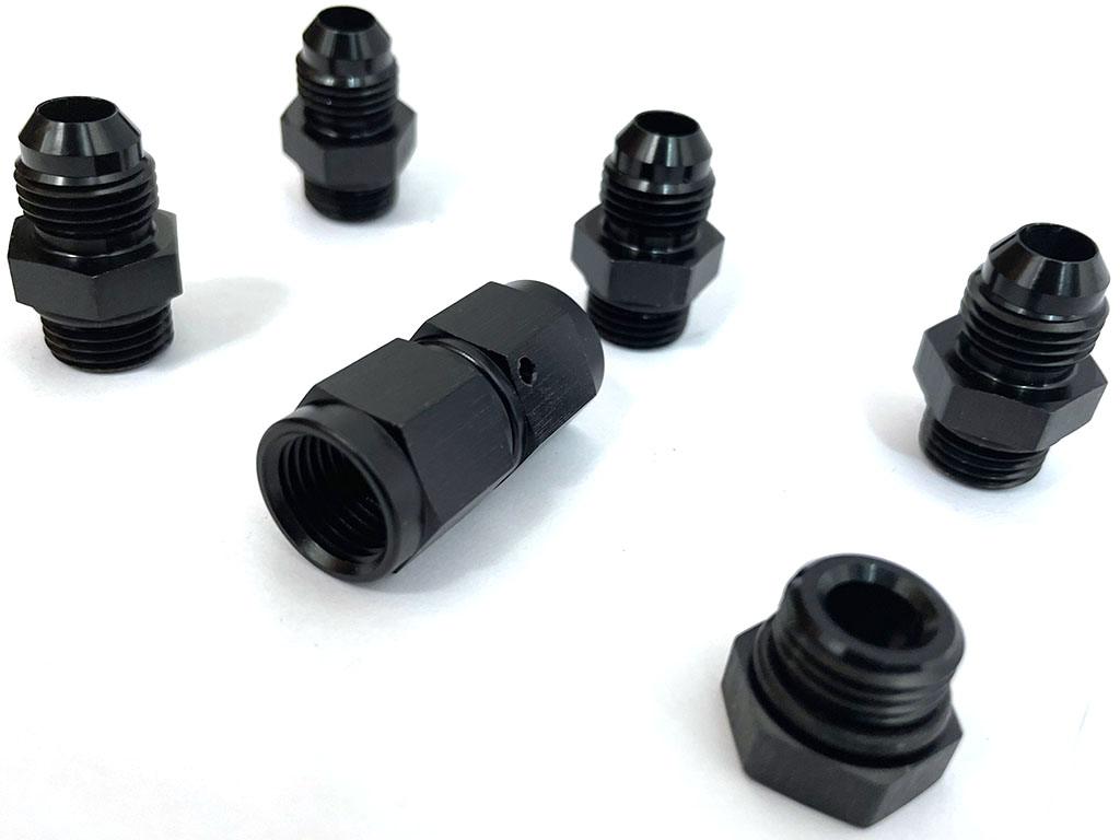 Fuel Rail Fittings Kit (6AN) - Click Image to Close