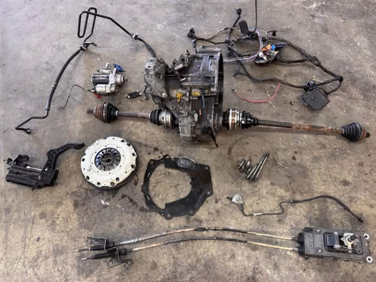 VW MK4 02J trans, clutch, axles, shifter