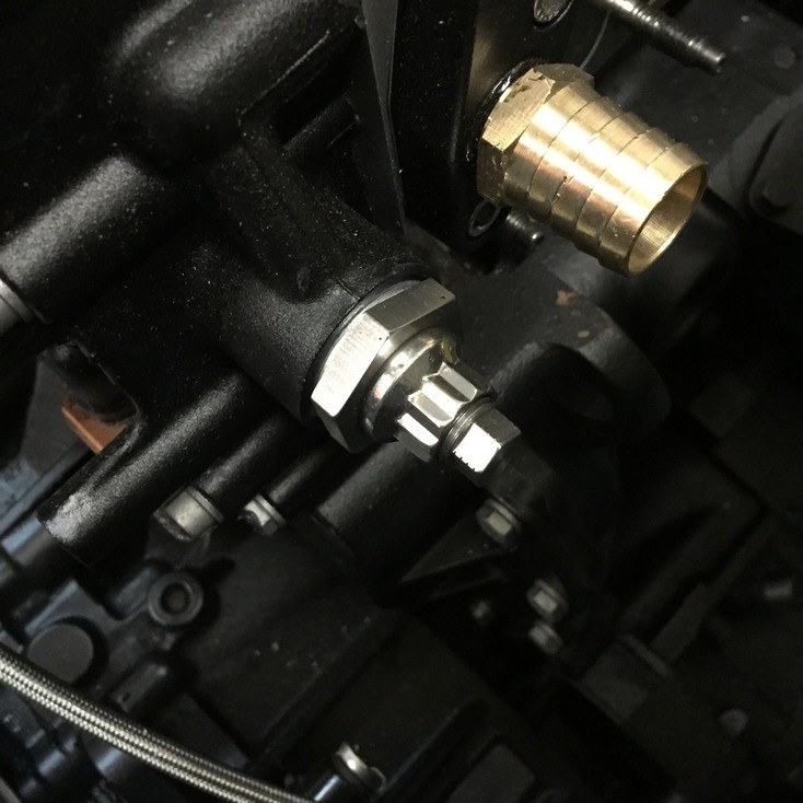 Volkswagen VR6 Manual Cam Chain Tensioner installed