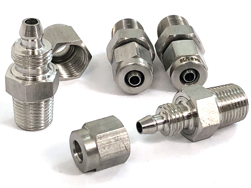 USRT water/meth compression fitting parts (1/4 x 1/8 NPT)