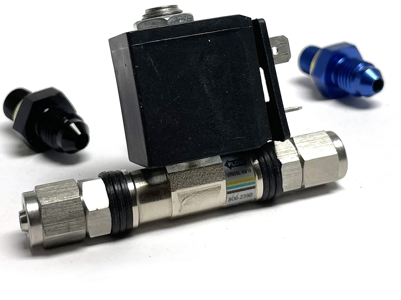 1/8 BSPP to 4AN adapter for Aquamist water/methanol injection